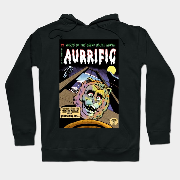 Beastly and Aurrific Hoodie by Great North Comic Shop